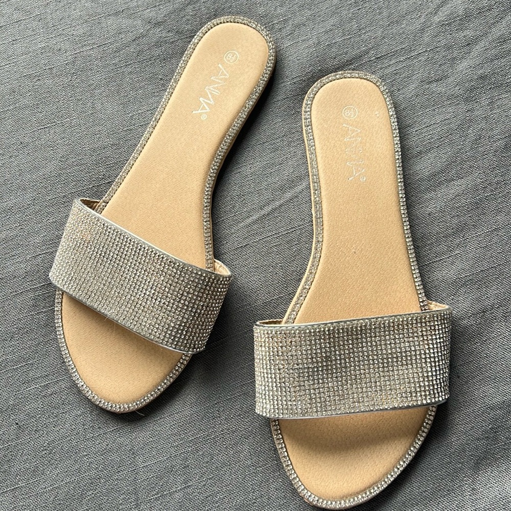 rhinestone sandals